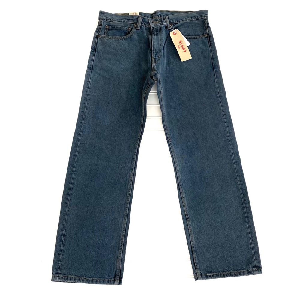 NWT Levi's 505 Men's Regular Fit Straight Leg Denim Jeans Size 36 x 30